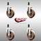 Service Caster 5 Inch 316SS High Temp Glass Filled Nylon 1-3/8 Inch Expanding Stem Caster Set SCC-SS316EX20S514-GFNSHT-138-4 - alternate 3
